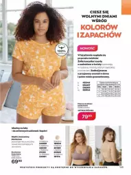 Gazetka promocyjna Avon - lipiec - Gazetka - ważna od 31.07 do 31.07.2022 - strona 145 - produkty: Ubrania, Top, Szorty, Biustonosz, Kosz, Koszulka, Wełna, Piżama