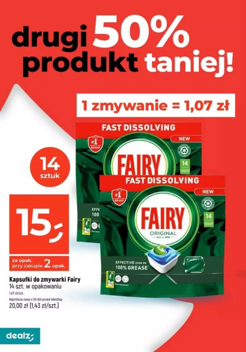 Gazetka promocyjna Dealz - ważna 20.11 do 22.11.2023 - strona 6 - produkty: Fa, Fairy, Zmywarki