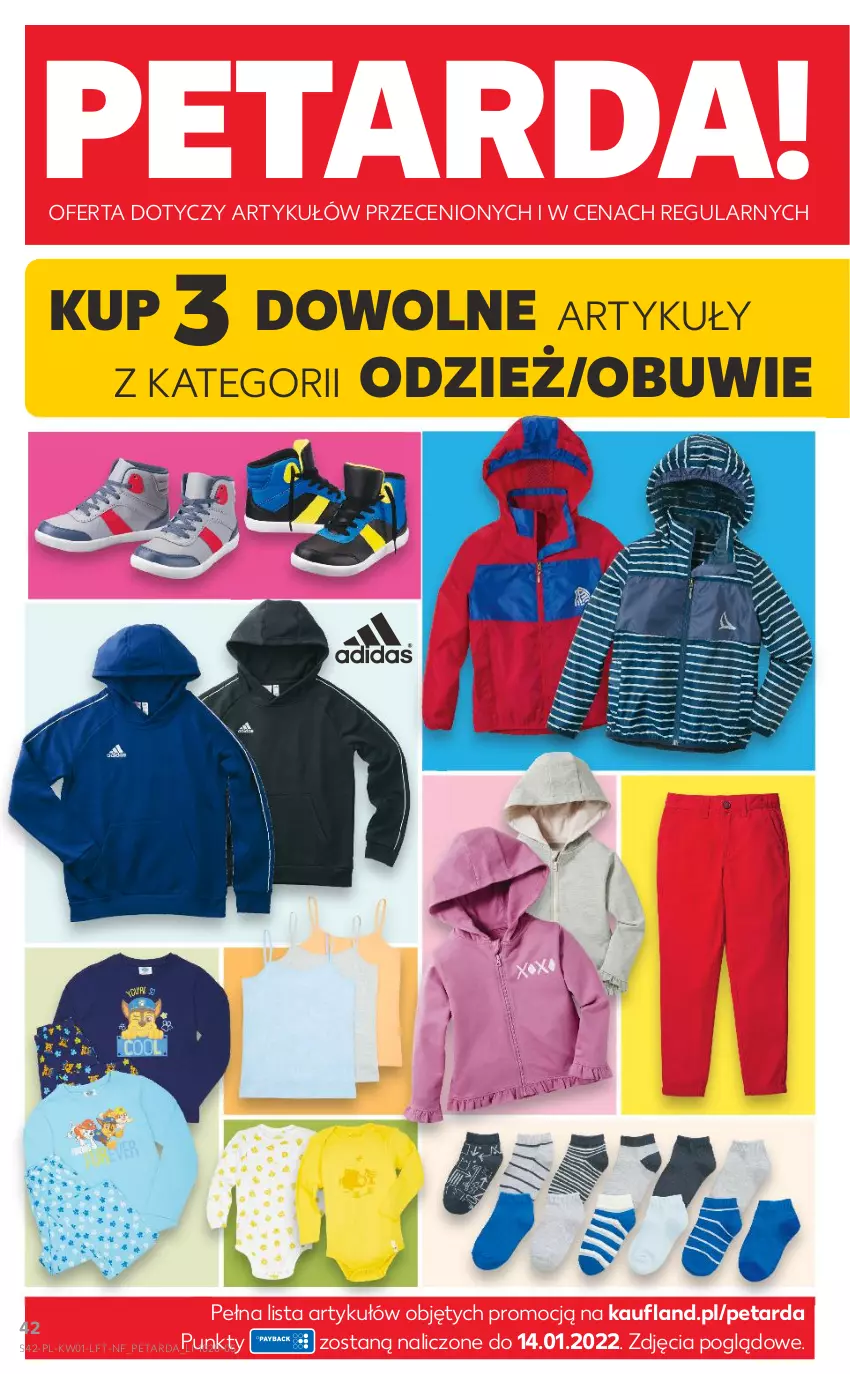 Gazetka promocyjna Kaufland - OFERTA TYGODNIA - ważna 05.01 do 12.01.2022 - strona 42 - produkty: Obuwie