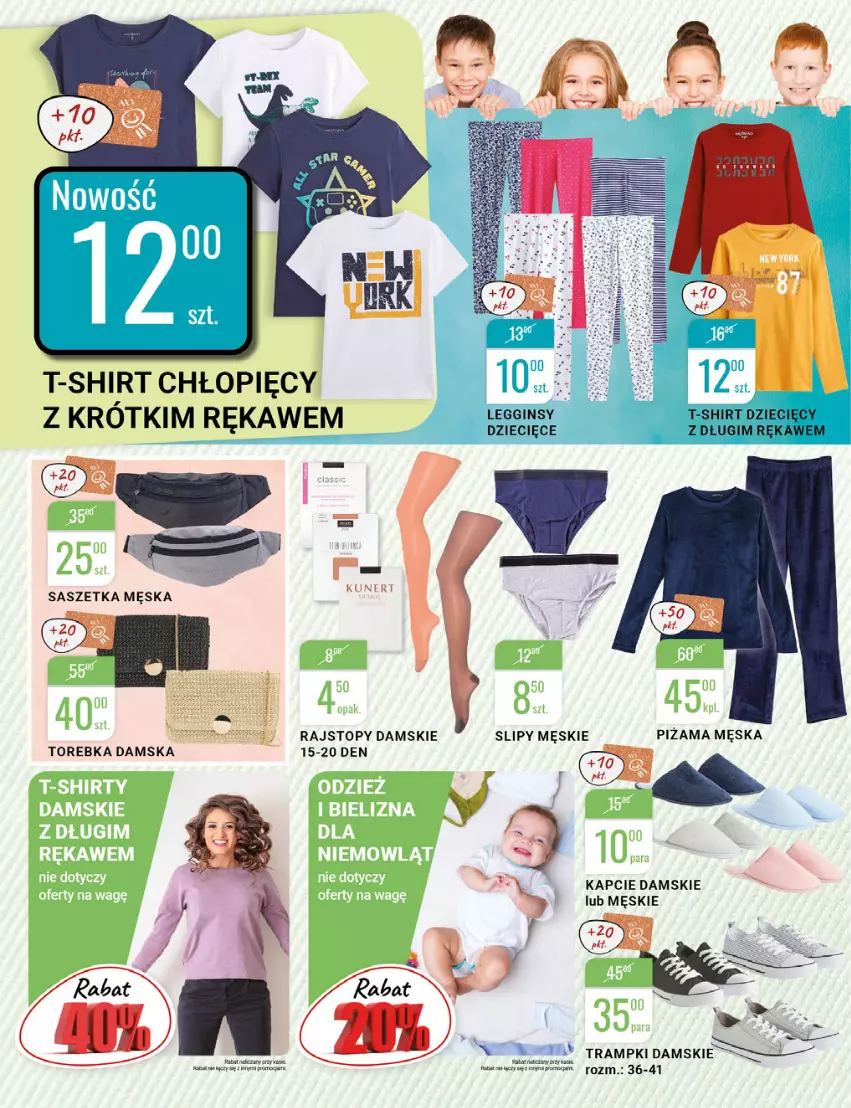 Gazetka promocyjna Bi1 - Uwolnij turbo moc - ważna 16.03 do 22.03.2022 - strona 14 - produkty: Dzieci, Gin, Legginsy, Piżama, Rajstopy, Slipy, T-shirt, Top, Torebka, Trampki