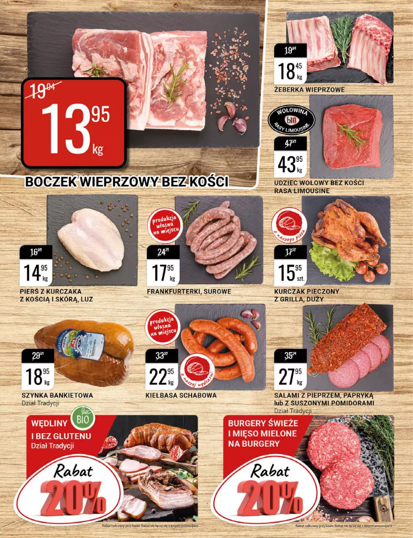 Gazetka promocyjna Bi1 - Uwolnij turbo moc - ważna 16.03 do 22.03.2022 - strona 2 - produkty: Grill, Kiełbasa, Kiełbasa schabowa, Kurczak, Piec, Pieprz, Salami, Szynka, Udziec wołowy