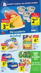Gazetka promocyjna Intermarche - Gazetka Intermarche - Gazetka - ważna od 19.04 do 19.04.2023 - strona 16 - produkty: Ser topiony, Serek wiejski, Top, Ser, Danone, Królewski, Activia, Serek, Hochland, Almette