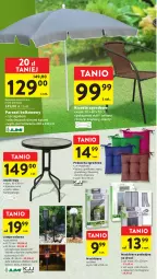 Gazetka promocyjna Intermarche - Gazetka Intermarche - Gazetka - ważna od 19.04 do 19.04.2023 - strona 28 - produkty: Krzesło ogrodowe, Gra, Rama, Granat, Stolik, Parasol, LANA, Krzesło, Drzwi, Poduszka, Lampa, Okno