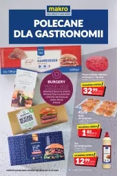 Gazetka promocyjna Makro - [Oferta promocyjna] Artykuły spożywcze i przemysłowe - Gazetka - ważna od 11.07 do 11.07.2022 - strona 1 - produkty: Mięso wołowe, Sos, Gin, Hamburger, Burger, Mięso