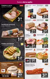 Gazetka promocyjna Stokrotka - Supermarket - Gazetka - ważna od 27.04 do 27.04.2022 - strona 4 - produkty: Piec, Kurczak, Chrzan, Polędwica, Krakus, Sok, Ser, BIC, Schab Benedykta, Sokołów, Pekpol, Parówki, Parówki z szynki, Pasztet, Duda, Szynka, Tarczyński, Boczek, Kabanos, Gala, Kiełbasa, Olewnik, HP