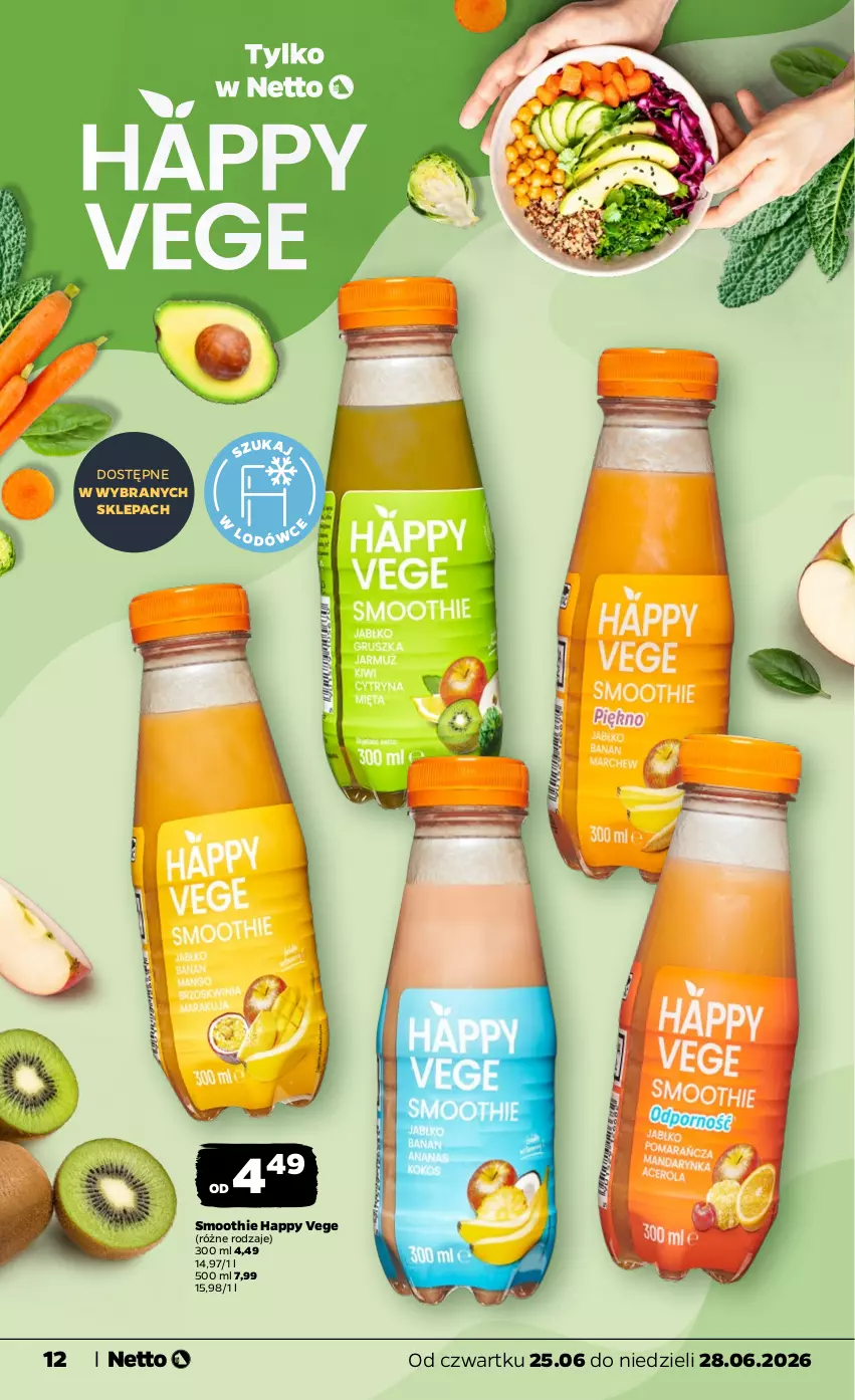 Gazetka promocyjna Netto - Od Czwartku - ważna 25.06 do 28.06.2026 - strona 12 - produkty: Smoothie