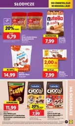Gazetka promocyjna Lidl - GAZETKA - Gazetka - ważna od 28.01 do 28.01.2024 - strona 27 - produkty: Lubella, Nutella, Mus, Bell, Sante, Lion, Bella, Nestlé, Kinder