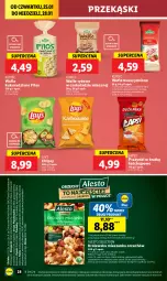 Gazetka promocyjna Lidl - GAZETKA - Gazetka - ważna od 28.01 do 28.01.2024 - strona 28 - produkty: Piec, Ketchup, Top, Ryż, Kupiec, Migdały, Jogurt, Chipsy, Wafle, Lay’s, Olej, Kokos, Fa