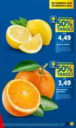 Gazetka promocyjna Lidl - GAZETKA - Gazetka - ważna od 28.01 do 28.01.2024 - strona 7 - produkty: Ser, Gra, Cytryny, Pomarańcze, Deser, Olej