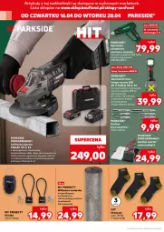 Gazetka promocyjna Kaufland - Kaufland - Gazetka - ważna od 28.04 do 28.04.2026 - strona 16 - produkty: Parkside, Rum, Opalarka, Szlifierka kątowa, Szlifierka, Pokrywa, Akumulator