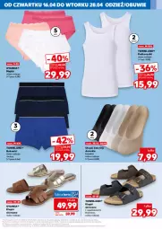 Gazetka promocyjna Kaufland - Kaufland - Gazetka - ważna od 28.04 do 28.04.2026 - strona 7 - produkty: Klapki, Top, Ser, Majtki, Kosz, Baleriny, Wełna, Obuwie, Bokserki