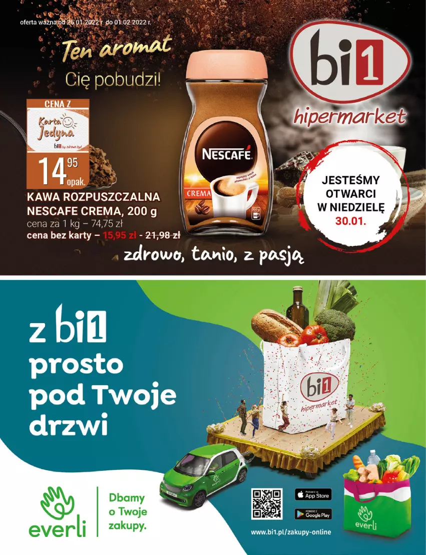 Gazetka promocyjna Bi1 - Pod Twoje drzwi - ważna 26.01 do 01.02.2022 - strona 1 - produkty: Drzwi