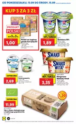 Gazetka promocyjna Lidl - GAZETKA - Gazetka - ważna od 15.09 do 15.09.2021 - strona 22 - produkty: Chrzan, Ser topiony, Serek puszysty, Top, Ser, Smakowita, Zott, Jaja, Serek, Pilos, Margaryna, Gouda