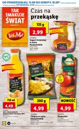 Gazetka promocyjna Lidl - GAZETKA - Gazetka - ważna od 15.09 do 15.09.2021 - strona 34 - produkty: Sok, Sól, Oliwki, Zupa, Jogurt, Zupa pomidorowa, Chipsy, Buraki