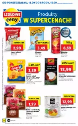 Gazetka promocyjna Lidl - GAZETKA - Gazetka - ważna od 15.09 do 15.09.2021 - strona 46 - produkty: Cheetos, Lajkonik, Por, House of Asia, Kisiel, Mleczko, Pringles, Kubek, Delecta, Precelki, Mango, Kokos, Fa