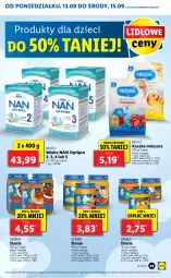 Gazetka promocyjna Lidl - GAZETKA - Gazetka - ważna od 15.09 do 15.09.2021 - strona 49 - produkty: Gerber, NAN Optipro, Dzieci, Nestlé, Mleko