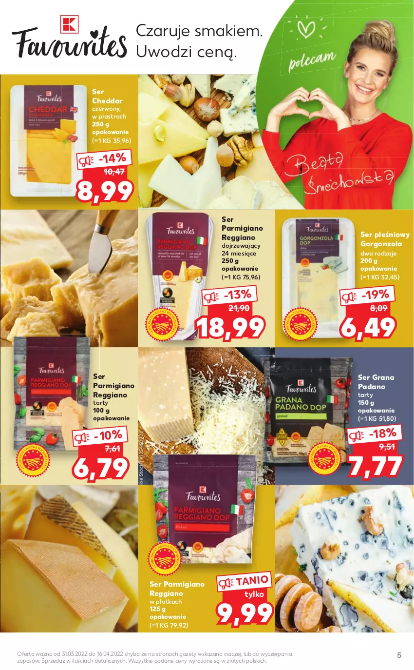 Gazetka promocyjna Kaufland - Katalog specjalny - ważna 31.03 do 16.04.2022 - strona 5 - produkty: Cheddar, Gorgonzola, Gra, Ser, Ser pleśniowy