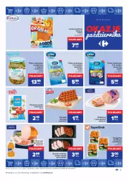 Gazetka promocyjna Carrefour - Gazetka Okazje października - Gazetka - ważna od 30.10 do 30.10.2021 - strona 3 - produkty: Kurczak, Warzywa, Gra, Hot dog, Kurczak gotowany, Parówki, Szynka, Matjas, Pieprz, Morliny, Parówki hot dog, Graal, Surimi, Lisner