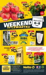 Gazetka promocyjna Netto - Oferta tygodnia - Gazetka - ważna od 08.05 do 08.05.2021 - strona 16 - produkty: Piwa, Piwo, Piec, Ser, Por, Gra, Papier, Pstrąg tęczowy, Kawa ziarnista, Kawa, Pstrąg, Feta, Mocca Fix Gold, Dorsz, Woseba, Pomidor malinowy