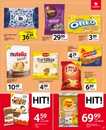 Gazetka promocyjna Selgros - Oferta spożywcza - Gazetka - ważna od 17.05 do 17.05.2023 - strona 19 - produkty: Ciastka, Nutella, Lajkonik, Tortilla, Chupa Chups, Lizaki, Lay’s, Oreo, Kinder