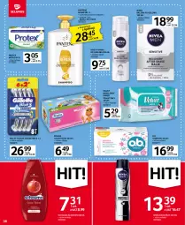 Gazetka promocyjna Selgros - Oferta spożywcza - Gazetka - ważna od 17.05 do 17.05.2023 - strona 28 - produkty: Balsam po goleniu, Gin, Pantene, Papier, Pianka do golenia, Tampony, Papier toaletowy, Velvet, Schauma, Chusteczki, Szampon, Gillette, Odżywka, Mydło, O.B., Nawilżany papier, Nivea