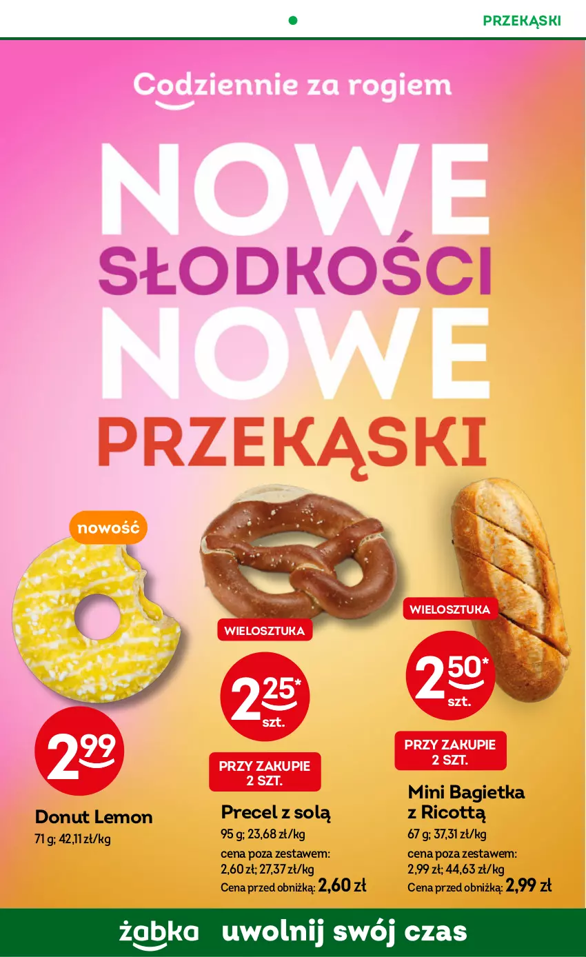 Gazetka promocyjna Żabka - ważna 17.07 do 30.07.2024 - strona 55 - produkty: Bagietka, Donut