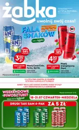 Gazetka promocyjna Żabka - Gazetka - ważna od 30.07 do 30.07.2024 - strona 1 - produkty: Piwa, Piec, Gra, Napój energetyczny, Fanta, Sprite, Napój, Fa