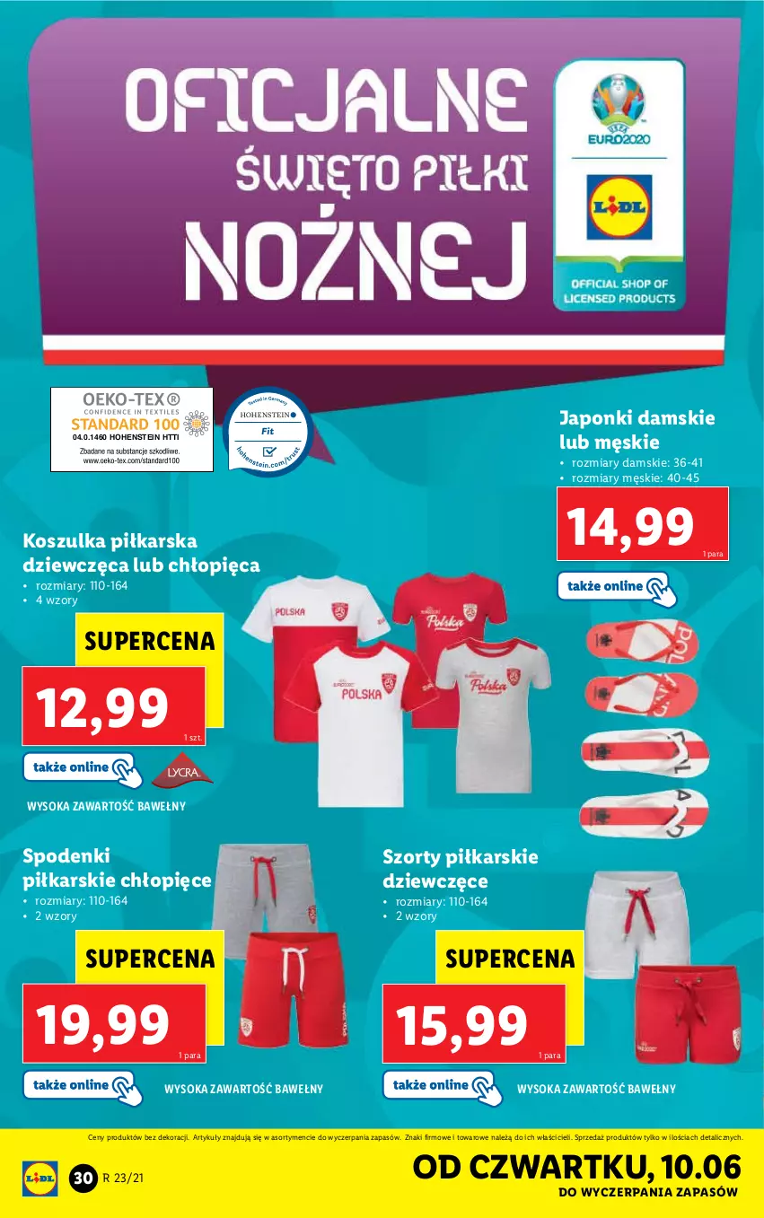 Gazetka promocyjna Lidl - GAZETKA - ważna 07.06 do 12.06.2021 - strona 30 - produkty: Kosz, Koszulka, Sok, Szorty