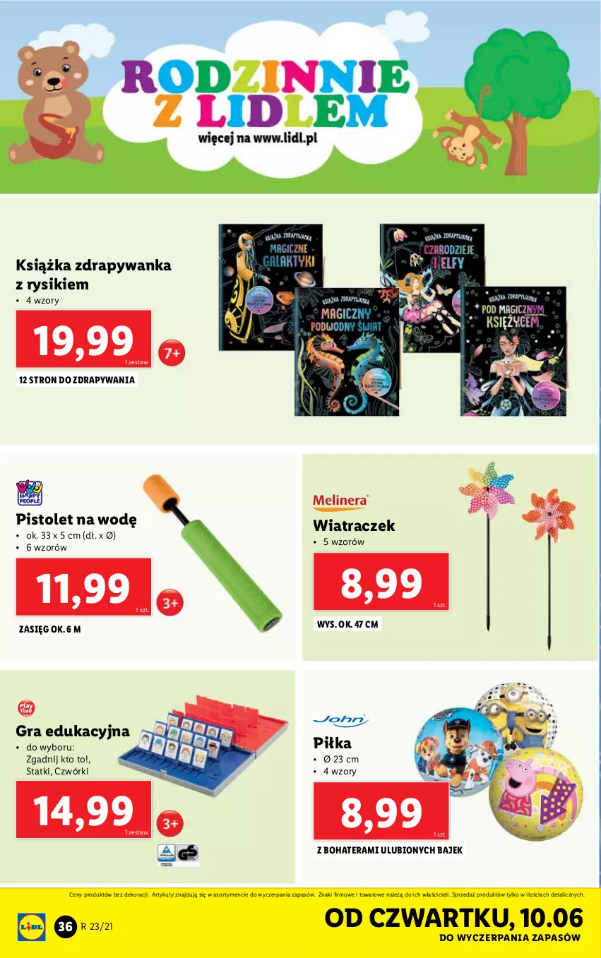 Gazetka promocyjna Lidl - GAZETKA - ważna 07.06 do 12.06.2021 - strona 36 - produkty: Gra, Książka, Pistolet, Tera