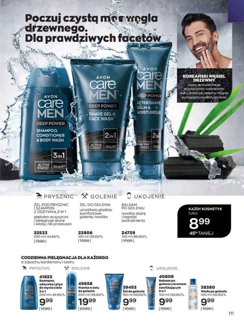 Gazetka promocyjna Avon - Katalog Avon 6/2021 kampania czerwiec - ważna 01.06 do 30.06.2021 - strona 111 - produkty: Body, Fa, Odżywka, Płyn do mycia, Ser, Szampon, Woda, Woda po goleniu