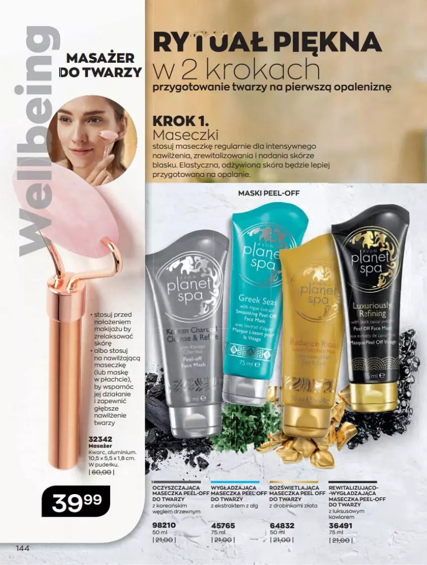 Gazetka promocyjna Avon - Katalog Avon 6/2021 kampania czerwiec - ważna 01.06 do 30.06.2021 - strona 144 - produkty: Inka, LG, Makijaż, Masażer