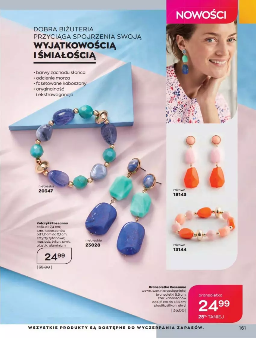 Gazetka promocyjna Avon - Katalog Avon 6/2021 kampania czerwiec - ważna 01.06 do 30.06.2021 - strona 161 - produkty: Cynk, Fa, Gin, KOBO, Kolczyki, Waga