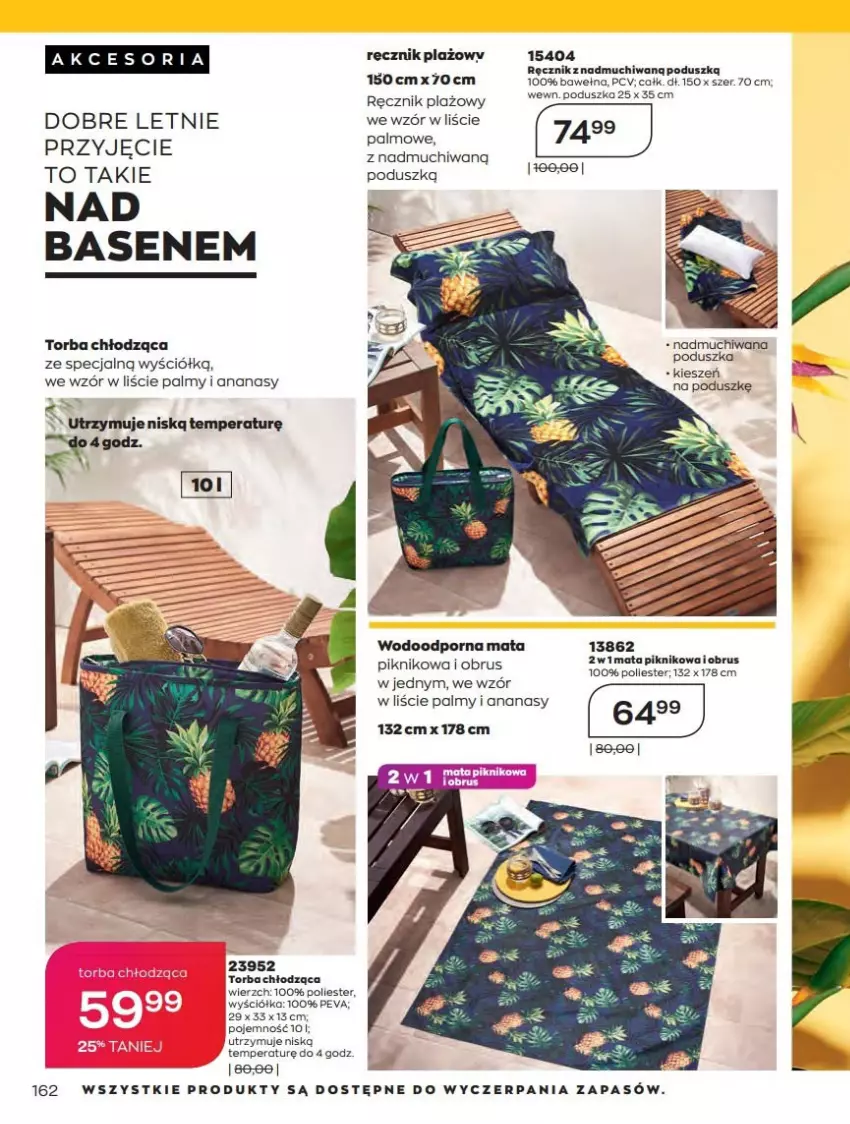 Gazetka promocyjna Avon - Katalog Avon 6/2021 kampania czerwiec - ważna 01.06 do 30.06.2021 - strona 162 - produkty: Ananas, Fa, Obrus, Poduszka, Por, Ręcznik, Torba, Wełna