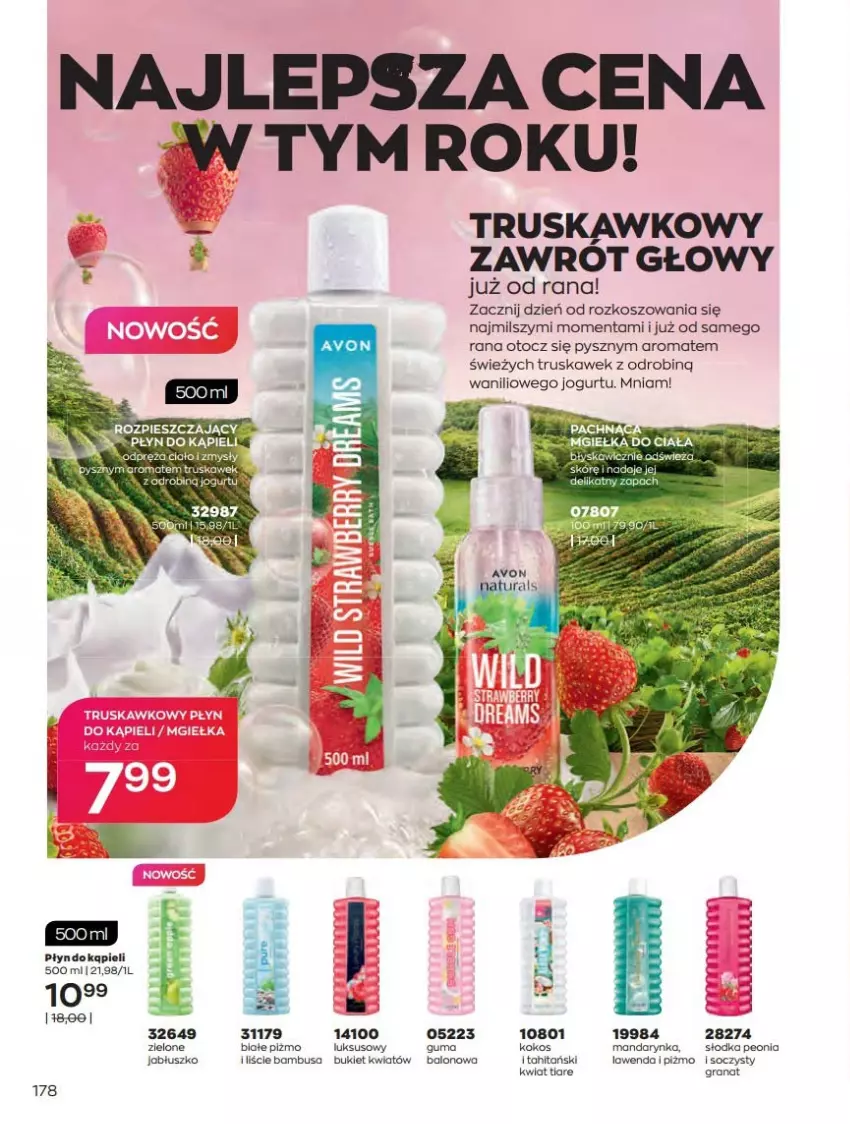 Gazetka promocyjna Avon - Katalog Avon 6/2021 kampania czerwiec - ważna 01.06 do 30.06.2021 - strona 178 - produkty: Gra, Granat, Jogurt, Kokos, Kosz, LG