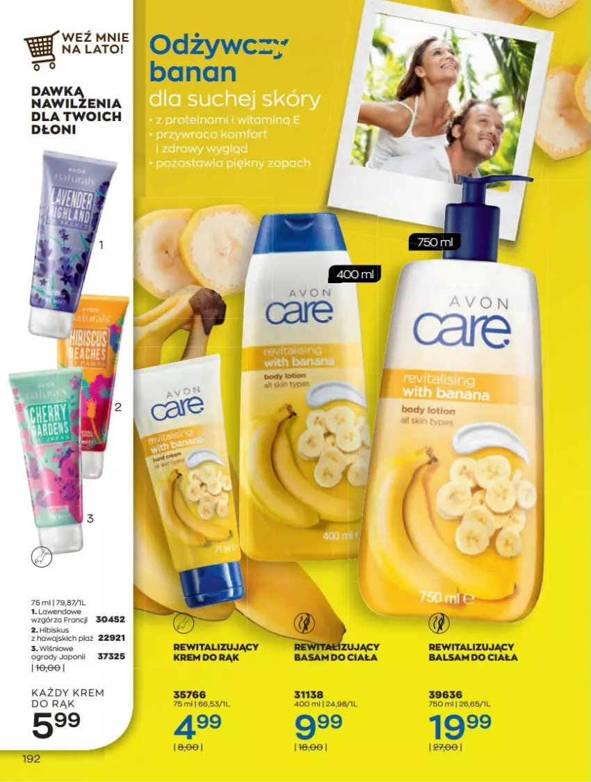 Gazetka promocyjna Avon - Katalog Avon 6/2021 kampania czerwiec - ważna 01.06 do 30.06.2021 - strona 192 - produkty: Balsam do ciała, Body, Krem do rąk