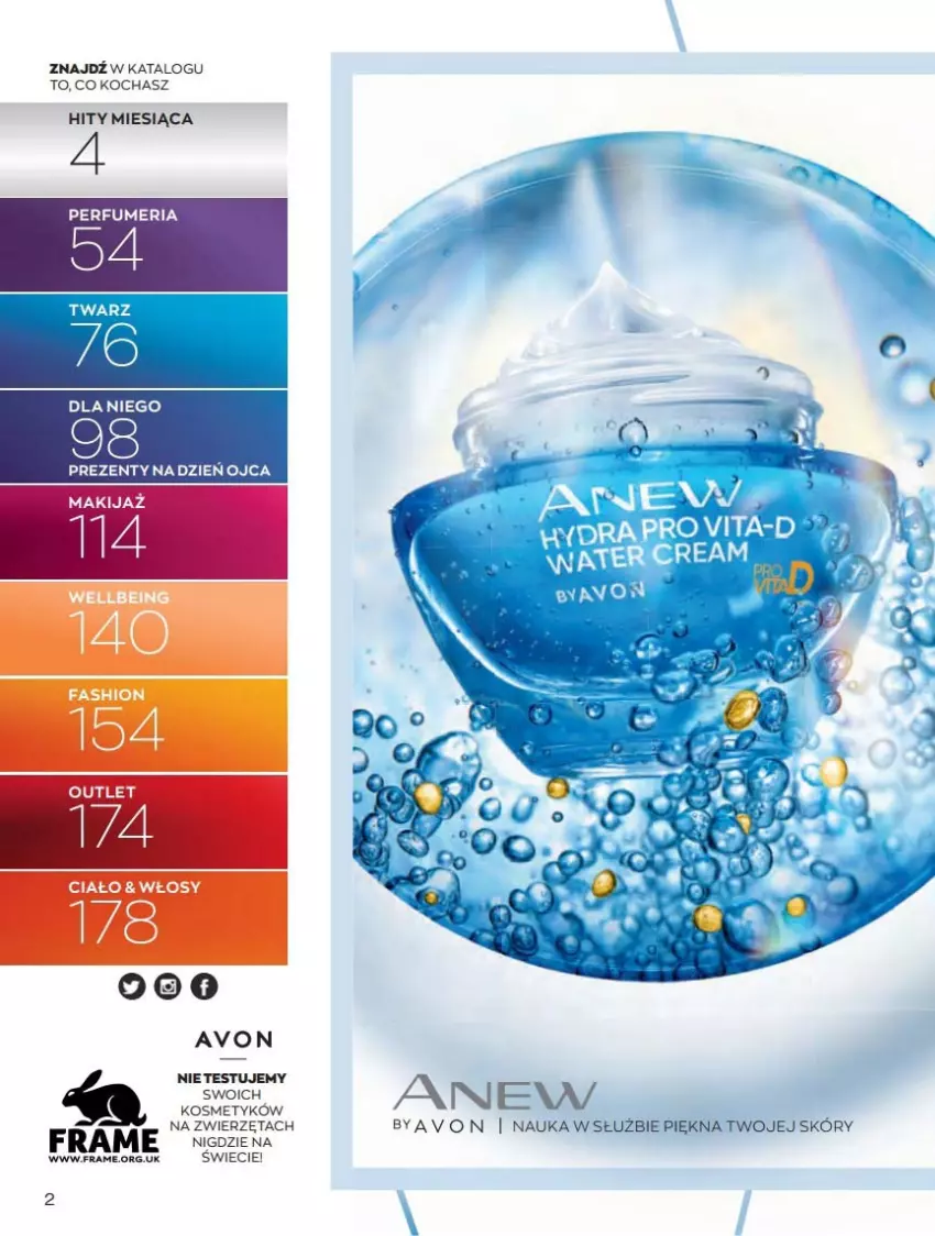 Gazetka promocyjna Avon - Katalog Avon 6/2021 kampania czerwiec - ważna 01.06 do 30.06.2021 - strona 2 - produkty: Fa, Koc, Makijaż, Zwierzęta