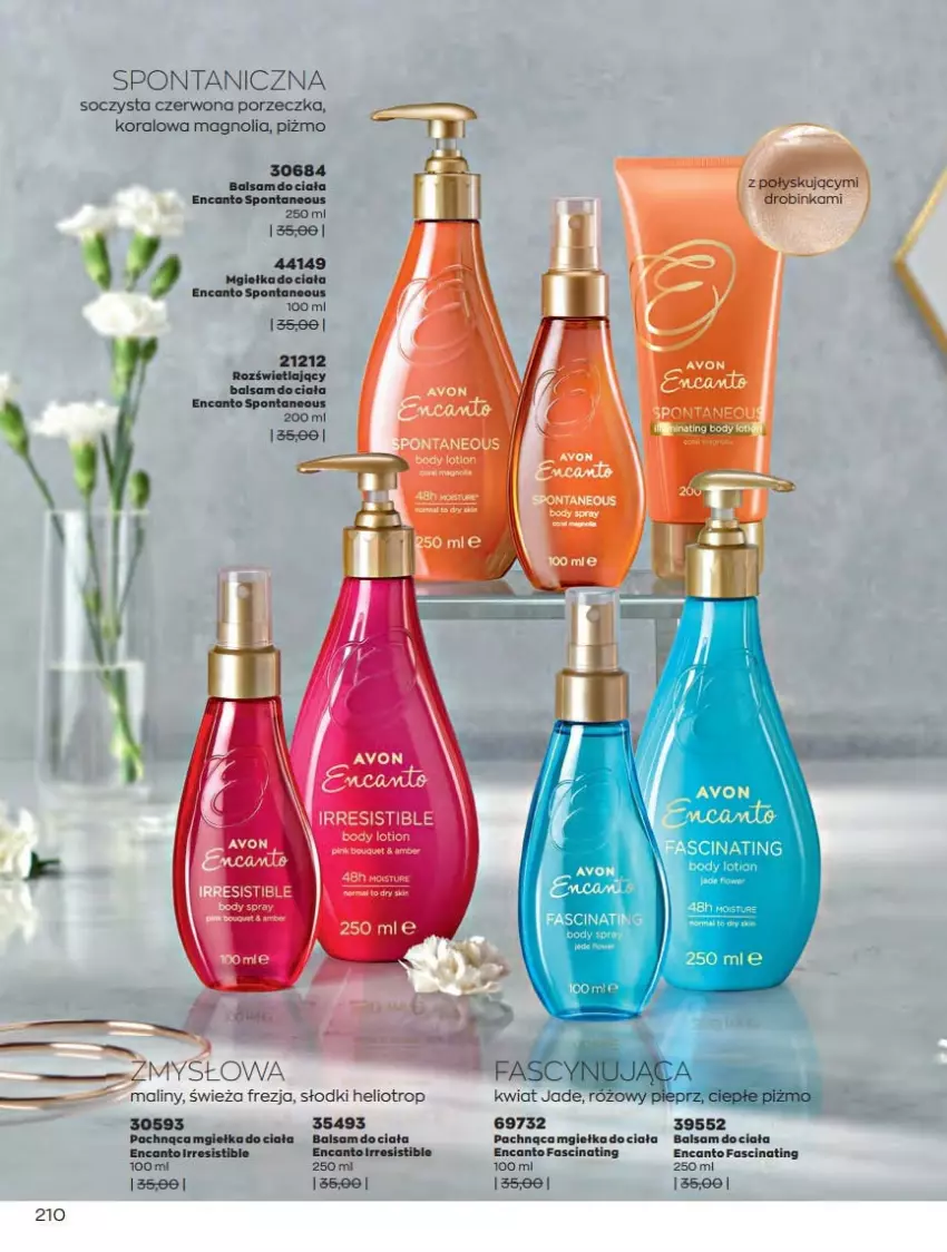 Gazetka promocyjna Avon - Katalog Avon 6/2021 kampania czerwiec - ważna 01.06 do 30.06.2021 - strona 210 - produkty: Body, Fa, Helio, Maliny, Por