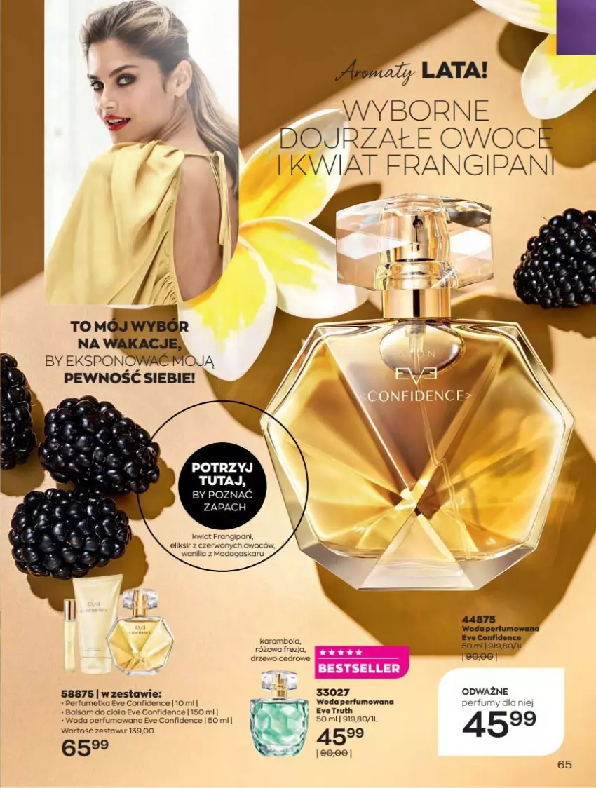 Gazetka promocyjna Avon - Katalog Avon 6/2021 kampania czerwiec - ważna 01.06 do 30.06.2021 - strona 65 - produkty: Perfum, Woda, Woda perfumowana