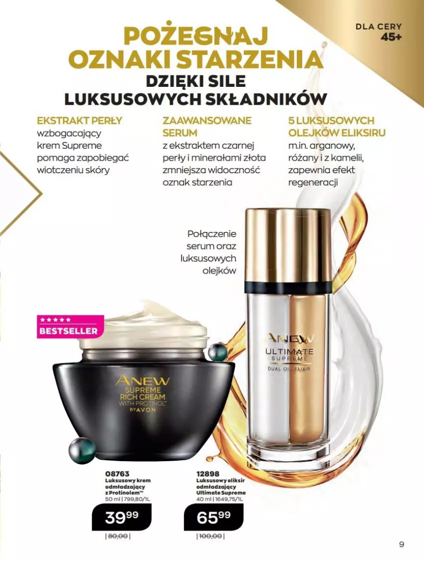 Gazetka promocyjna Avon - Katalog Avon 6/2021 kampania czerwiec - ważna 01.06 do 30.06.2021 - strona 9 - produkty: Olej, Róża, Rum, Ser, Serum