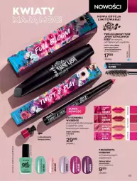 Gazetka promocyjna Avon - Katalog Avon 6/2021 kampania czerwiec - Gazetka - ważna od 30.06 do 30.06.2021 - strona 131 - produkty: Por, Inka, Cień, Tusz, Lack, Szminka, Lakier, Fa