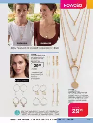 Gazetka promocyjna Avon - Katalog Avon 6/2021 kampania czerwiec - Gazetka - ważna od 30.06 do 30.06.2021 - strona 159 - produkty: Naszyjnik, Cynk, Kolczyki