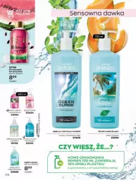 Gazetka promocyjna Avon - Katalog Avon 6/2021 kampania czerwiec - Gazetka - ważna od 30.06 do 30.06.2021 - strona 214 - produkty: Płyn do kąpieli, Mydło w płynie, Sól, Gra, Granat, Senses, Mydło, Arbuz, Melon