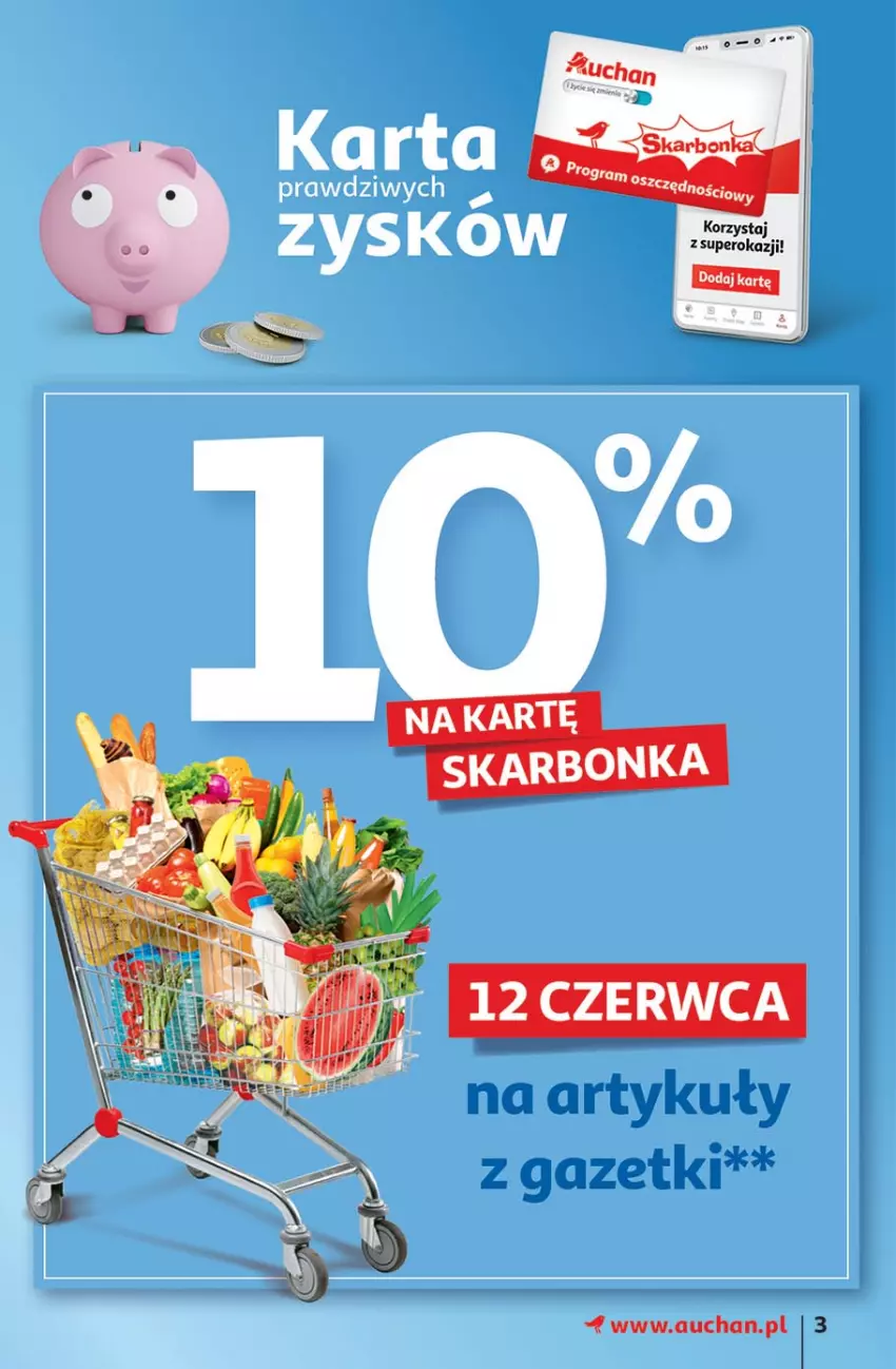 Gazetka promocyjna Auchan - Hiper Kibicowanie Hipermarkety - ważna 10.06 do 16.06.2021 - strona 3 - produkty: Fa