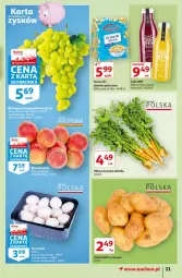 Gazetka promocyjna Auchan - Hiper Kibicowanie Hipermarkety - Gazetka - ważna od 16.06 do 16.06.2021 - strona 21 - produkty: Piec, Sok, Orzeszki, Ziemniaki, HP
