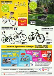 Gazetka promocyjna Carrefour - Gazetka Ogród, tras i balkon - Gazetka - ważna od 08.05 do 08.05.2021 - strona 12 - produkty: Top, Gra, Rama, Kosz, O nas, Pojazd, Barbie, Rower, Mule, Monster truck, Poducha, Fotel, Star Wars, Lalka, Hot Wheels, Fisher-Price