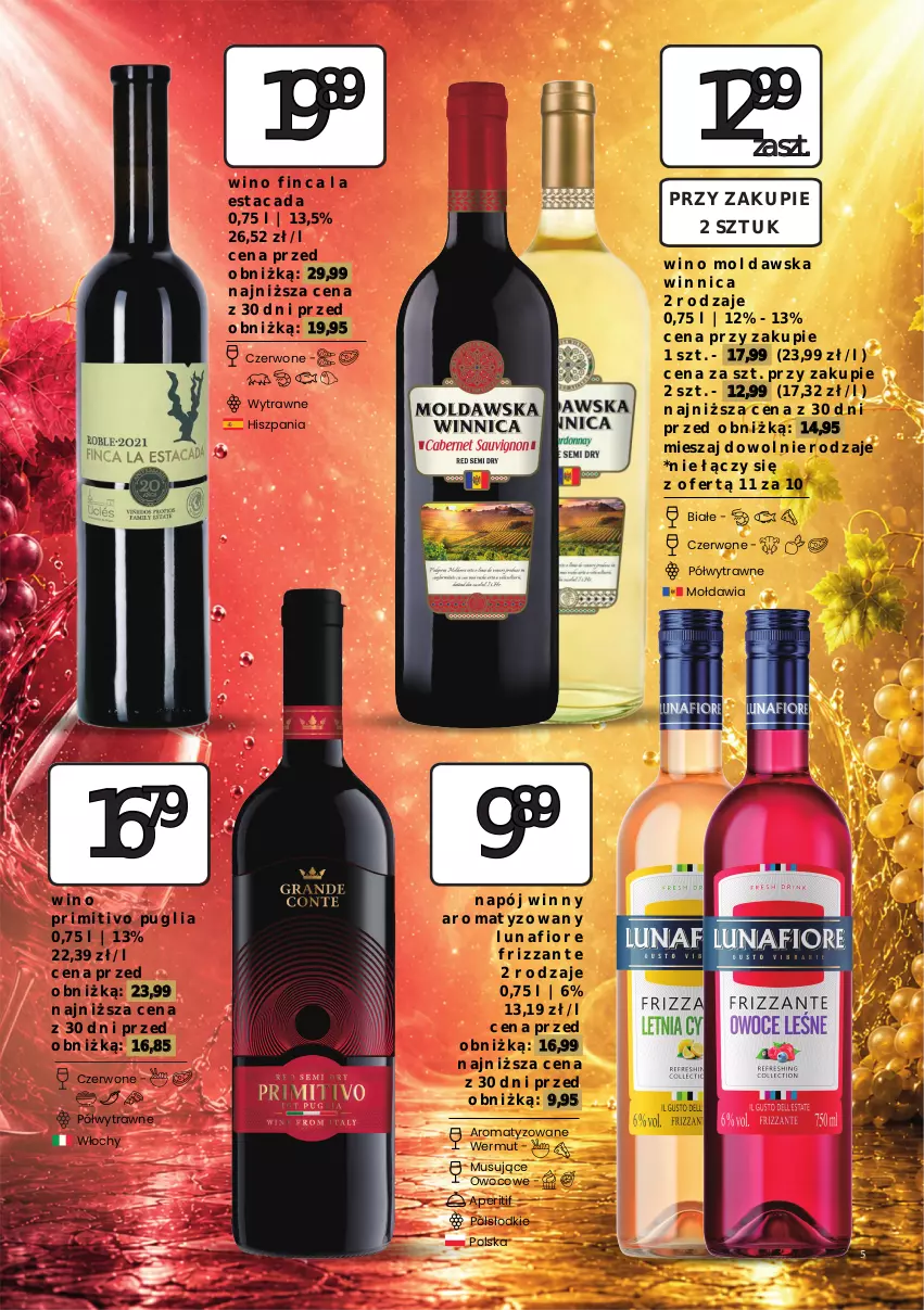 Gazetka promocyjna Dino - Oferta Alkoholowa - ważna 31.07 do 01.08.2026 - strona 5 - produkty: Mus, Napój, Taca, Wino