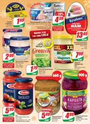 Gazetka promocyjna Dino - Gazetka - Gazetka - ważna od 13.12 do 13.12.2022 - strona 11 - produkty: Chrzan, Majonez, Makaron, Krakus, Sos, Ser, Gra, Pasztet, Kawa, Szynka konserwowa, Szynka, Tuńczyk, Barilla, Graal, Gala, Olej, Groszek