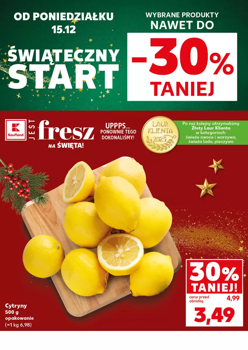 Gazetka promocyjna Kaufland - Mocny Start - ważna 15.12 do 16.12.2025 - strona 2 - produkty: Cytryny