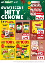 Gazetka promocyjna Kaufland - Mocny Start - Gazetka - ważna od 16.12 do 16.12.2025 - strona 12 - produkty: Nutella, Koc, Ananas, Herbata czarna, Dżem, Lipton, Ferrero, Herbata, Fa