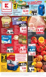 Gazetka promocyjna Kaufland - Gazetka tygodnia - Gazetka - ważna od 05.07 do 05.07.2023 - strona 1 - produkty: Piwa, Piwo, Masło klarowane, Kawa rozpuszczalna, Rum, Gra, Papier, Kawa, Mlekovita, Papier toaletowy, Velvet, Lody, Pepsi, Czekolada, Napój gazowany, Zielona Budka, Brzoskwinie, Jacobs, Harnaś, Masło, Napój, Pomidory, Milka, Mleko